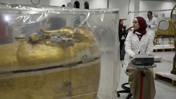 Restoration begins on King Tutankhamun tomb.