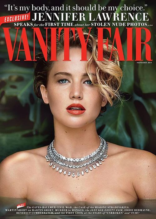 Jennifer Lawrence poses for Vanity Fair magazine. (Vanity Fair)