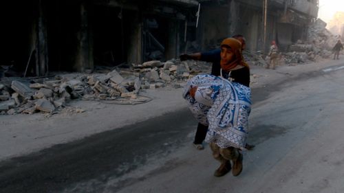 Eight children killed as rebel rocket fire hits Aleppo school