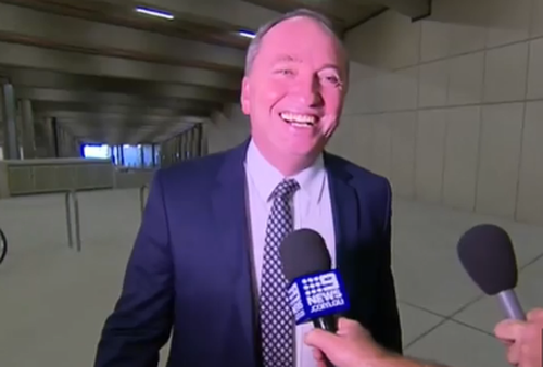 Joyce declared he's 'back in business' after a brutal week. (9NEWS)