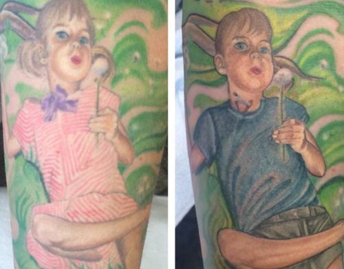 Parents transform tattoo to support transgender son