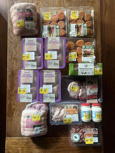 woolworth shoppers meat haul