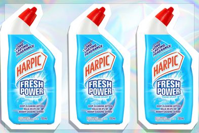 9PR: Harpic Fresh Power Liquid Toilet Cleaner, Marine Splash, 700mL