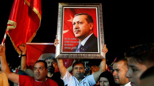 The election victory is set to deliver President Erdogan sweeping new powers. (AP).