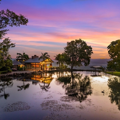 Breathtaking Tamborine Mountain country estate for sale with two homes, a bar and its own lake