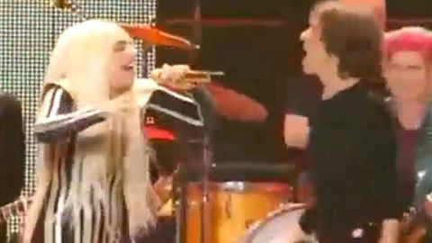 Watch: Lady Gaga goes wild on stage with The Rolling Stones