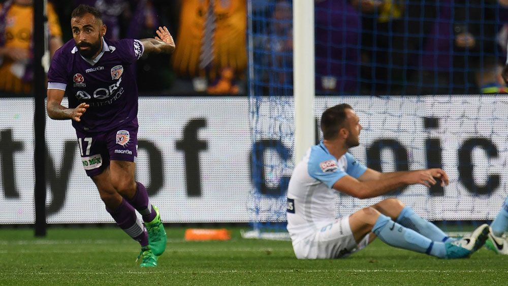 Perth Glory's Diego Castro embarrasses Melbourne City in elimination A-League final