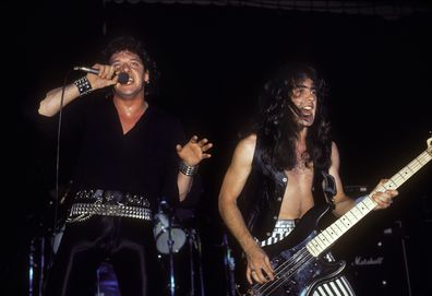 Paul Di'Anno and Steve Harris