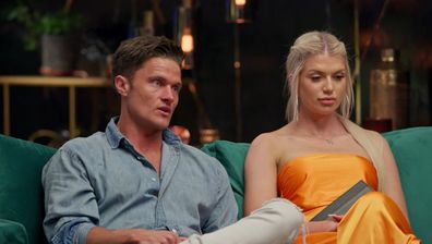 Caitlin and Shannon at Commitment Ceremony Season 10 MAFS 2023