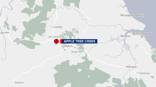 The teenager was travelling as a passenger in a Mazda on the Bruce Highway at Apple Tree Creek.