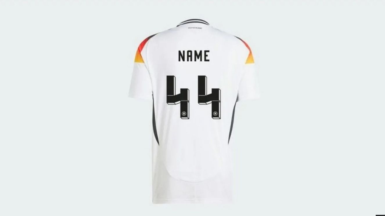 The Germany jerseys that have been recalled by Adidas.