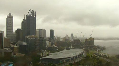 Perth is expected to receive 20 to 35mm of rain today.