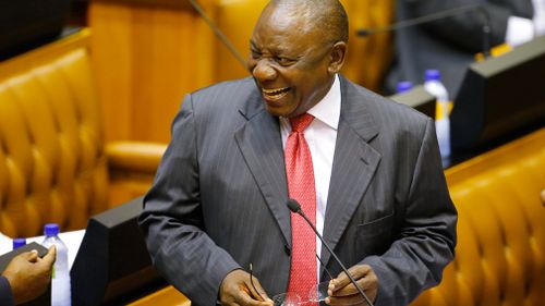 Cyril Ramaphosa has become South Africa's new president. (AAP)