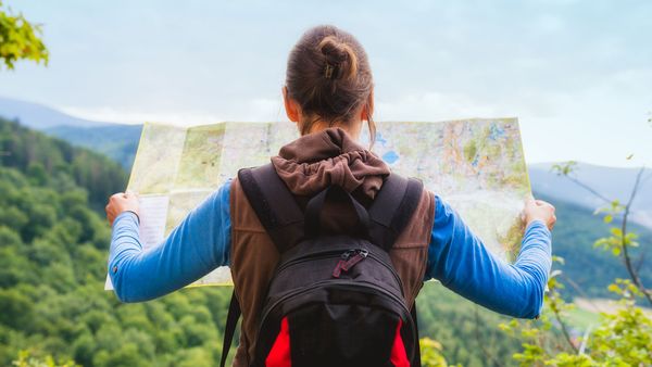 Hiking woman