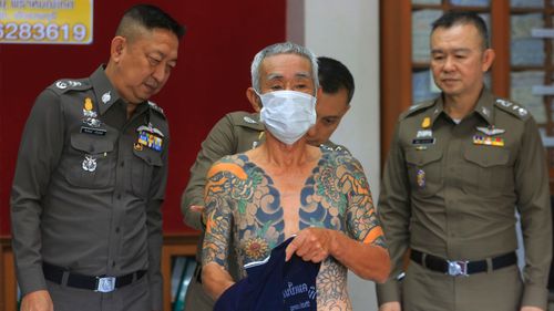 Tattoos lead Thai police to arrest Japanese gang member