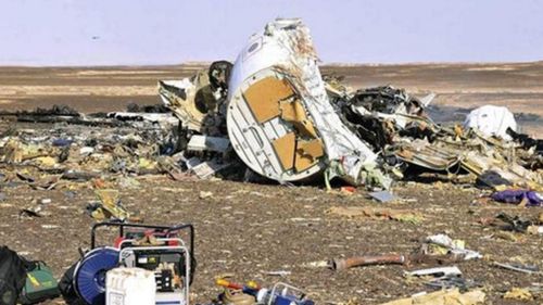 The plane crashed in a mountainous  area of the Sinai Peninsula. (9NEWS)