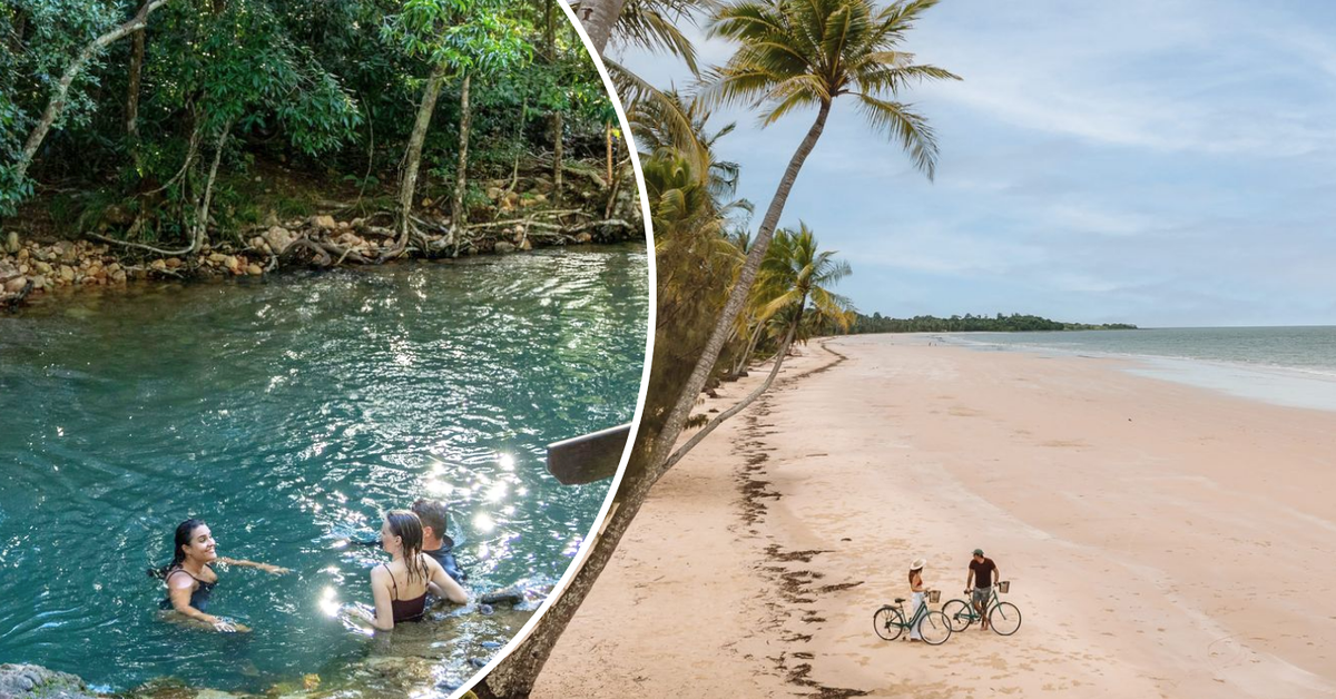 This relaxed Queensland destination offers a budget-friendly alternative to Cairns
