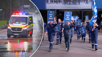 Major NSW sporting events are at risk of not going ahead as paramedics refuse to be on standby as part of a government strike.