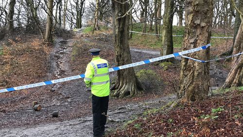 File photo dated 04/04/2018 of police at the scene in a field near George Street in Heywood, Greater Manchester, where the body of a newborn baby was found. (AAP)