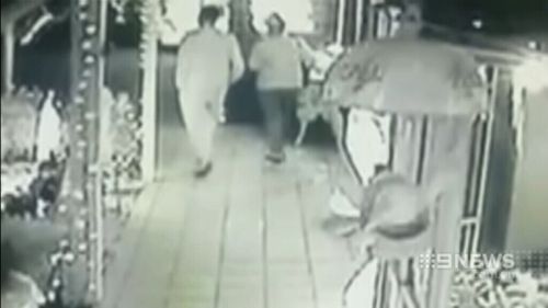 The thieves were captured on CCTV. (9NEWS)