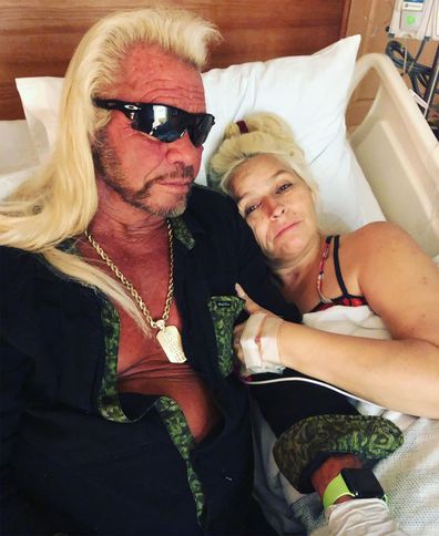 Dog the Bounty Hunter, Beth Chapman, hospital bed, Instagram photo