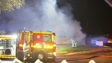 The blaze was so intense, crews had trouble battling the flames that send smoke billowing across the northern suburbs.