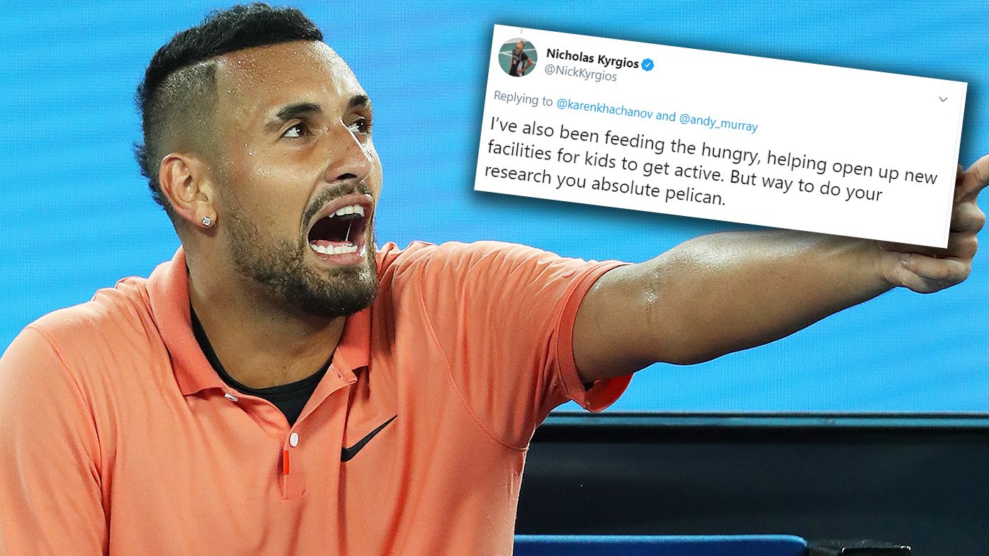 Nick Kyrgios is in another Twitter spat