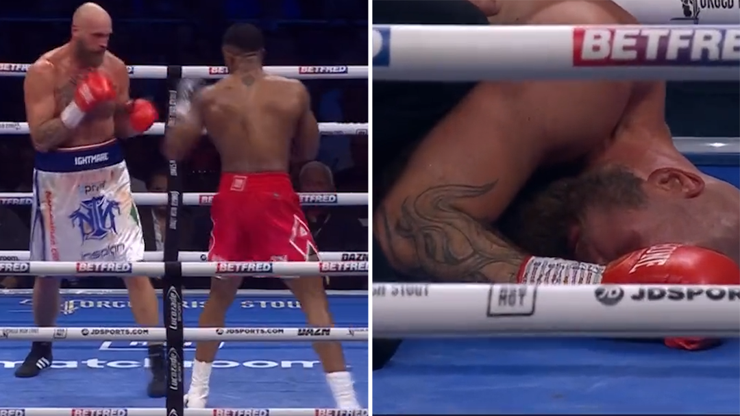 Anthony Joshua knocks out Helenius in 7th round after earlier jeers from fans