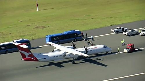 Qantas flight QF2420 landed at Brisbane Airport this morning following a "potential issue with the landing gear." 