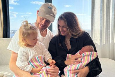 tom steinfort 60 minutes new baby girl with wife claudia