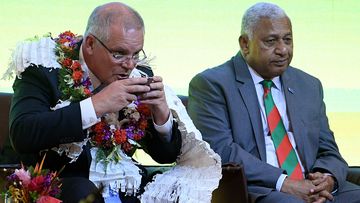 Fijian Prime Minister Frank Bainimarama has warned Scott Morrison that he needs to change his stance on climate change.