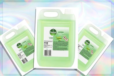 Dettol Antibacterial Instant Hand Sanitiser Refresh, Green, 5L