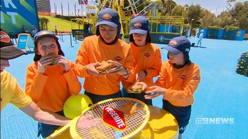 Ballkids have played the role of official taste-testers.