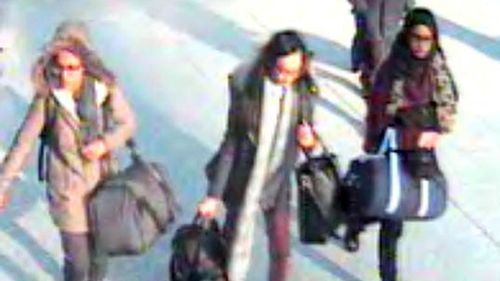 Amira Abase fled England earlier this year and travelled to Syria through Turkey with two other school friends. (AAP)