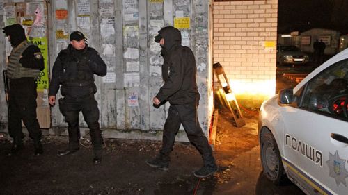 Police at the scene. Image: Getty