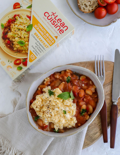 Lean Cuisine high protein breakfast beans and eggs