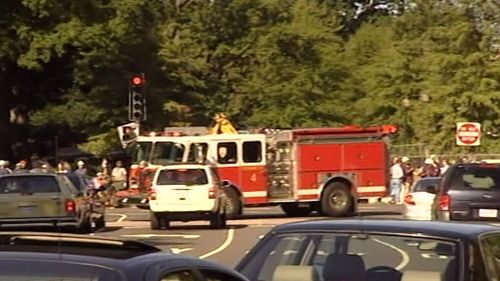 Mark Jessop filmed the chaos in Washington after the Pentagon was struck.