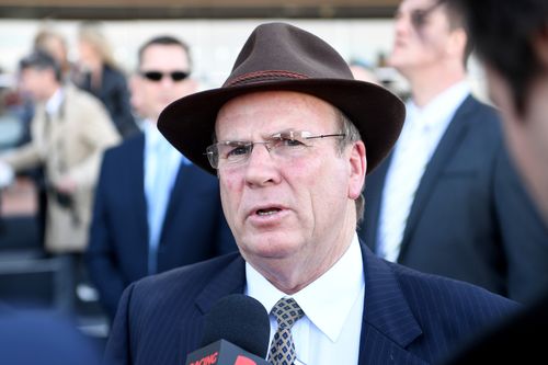 Trainer Robert Smerdon is named in the text message exchange being investigated by Racing Victoria. (AAP)