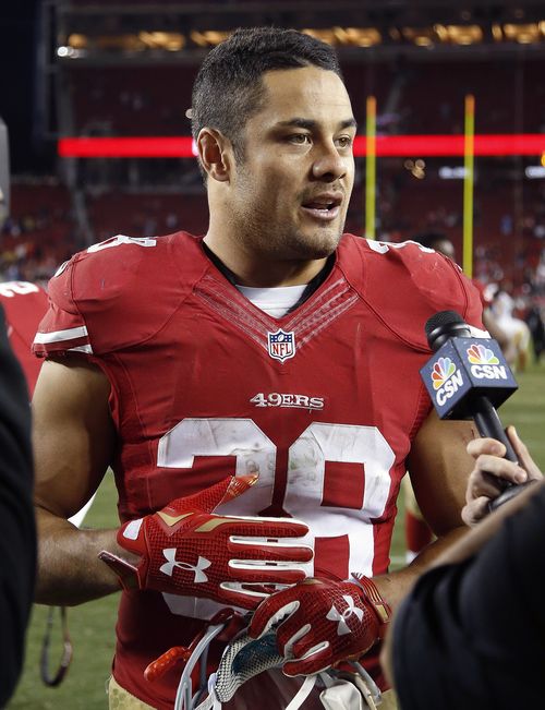 Hayne made a splash when he left his NRL career behind to join the San Francisco 49ers. (AAP)