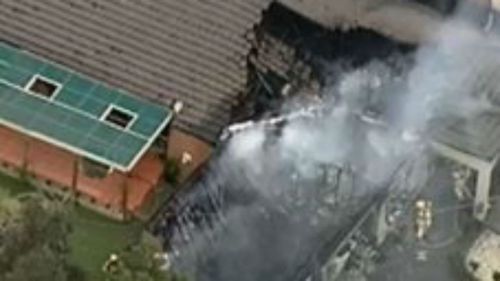 Man injured after home gutted by fire in Melbourne