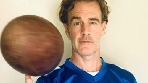 James Van der Beek selling merchandise cancer