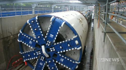 TBMs were seen as a less disruptive option than an immersed tube tunnel or coffer dam construction. (9NEWS)