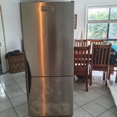 Woman's ruined fridge