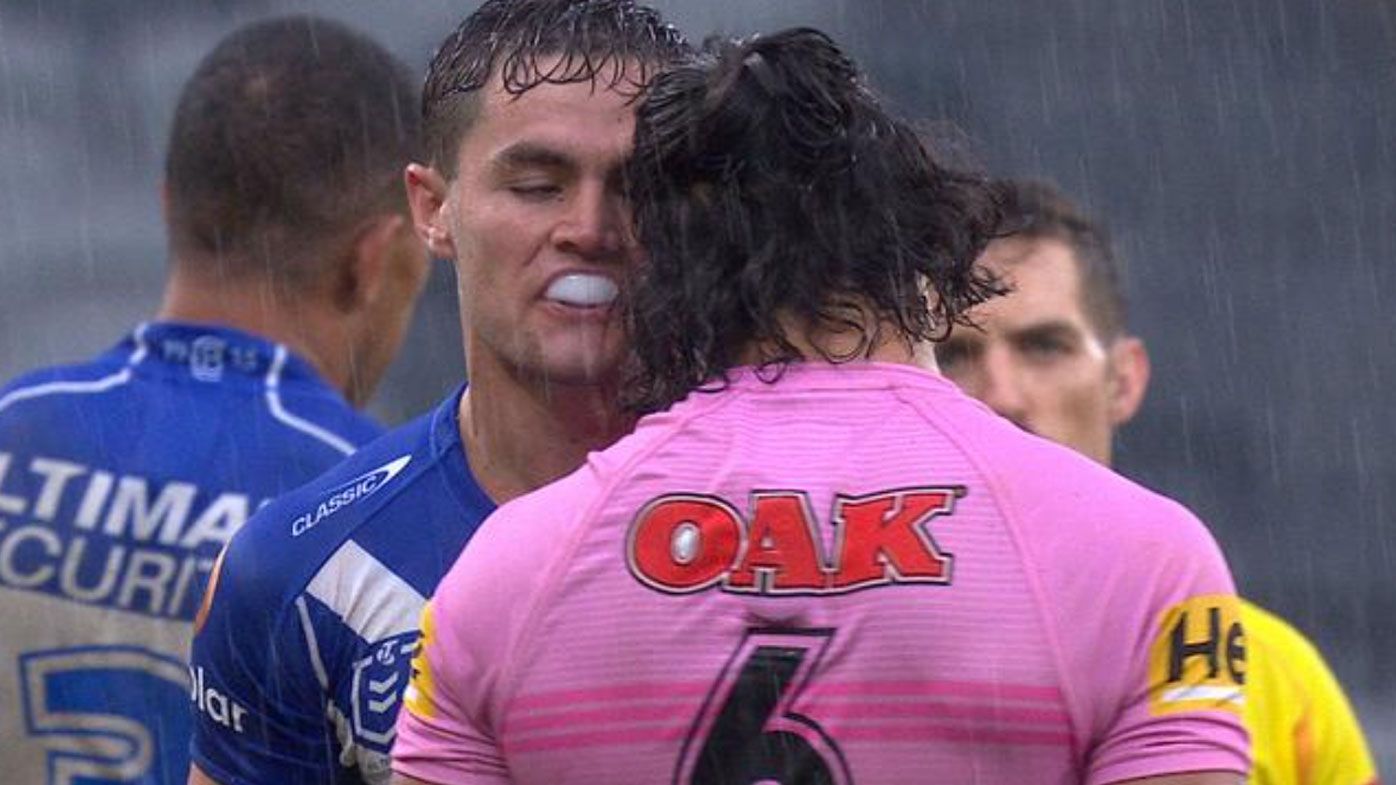 'That's personal': Kyle Flanagan and Jarome Luai go head-to-head in sodden clash