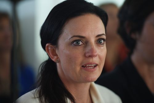 Emma Husar defended her taxpayer-funded trip to Brisbane today. Picture: AAP