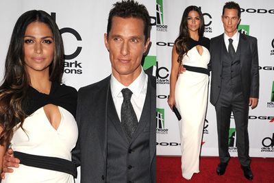 <i>Dallas Buyers Club</i>'s Matthew McConaughey with his Brazilian model wife Camila Alves.