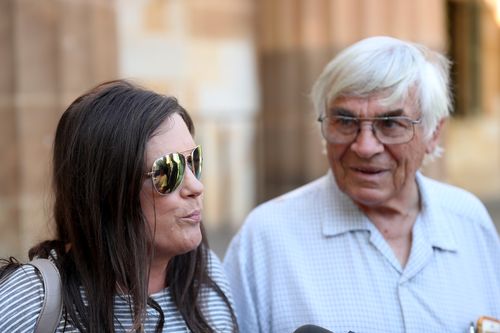 Joanna Warde, daughter of Elizabeth Hannaford, and David Binns, ex-husband and carer, of Hannaford, proceeded with the court case despite Ms Hannaford dying months after the assault.