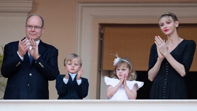 The royals attend the Fete de la Saint Jean on June 23, 2020 in Monaco, Monaco. 