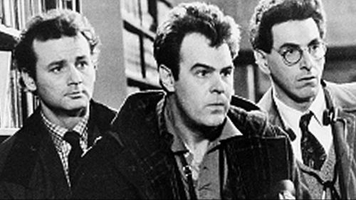 Bill Murray, Dan Aykroyd and Harold Ramis in the original Ghostbusters. (AAP)