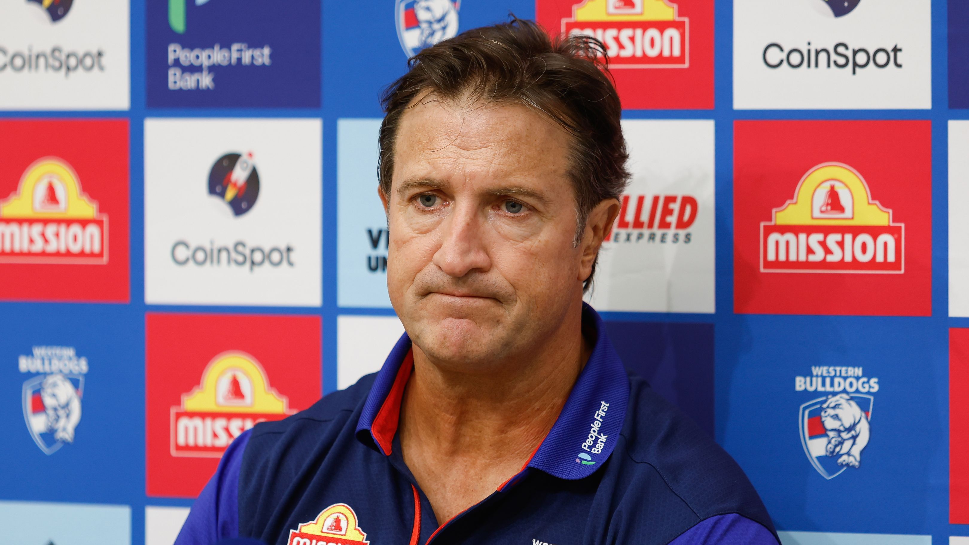 Luke Beveridge signed a two-year deal at the end of 2023.